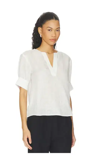 Frame The V-neck Popover Top | Thumbnail 6 Frame The V-neck Popover Top | Thumbnail 6