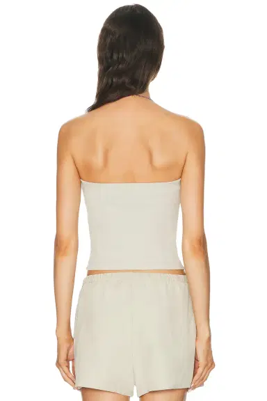 ENZA COSTA Cotton Rib Bandeau Top | Thumbnail 3 ENZA COSTA Cotton Rib Bandeau Top | Thumbnail 3