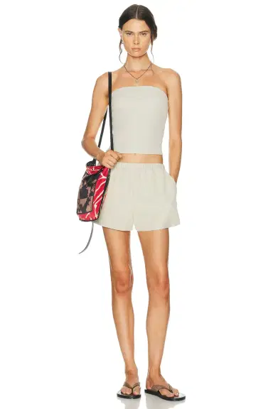 ENZA COSTA Cotton Rib Bandeau Top | Thumbnail 4 ENZA COSTA Cotton Rib Bandeau Top | Thumbnail 4