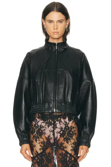 Helmut Lang Bond Leather Bomber Jacket | Thumbnail 2 Helmut Lang Bond Leather Bomber Jacket | Thumbnail 2