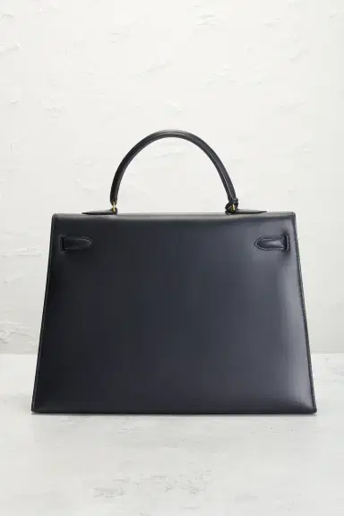 HERMÈS 1977 Box Kelly 35 Handbag | Thumbnail 3