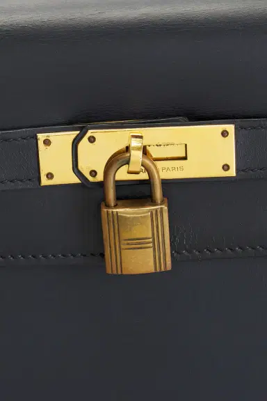 HERMÈS 1977 Box Kelly 35 Handbag | Thumbnail 5
