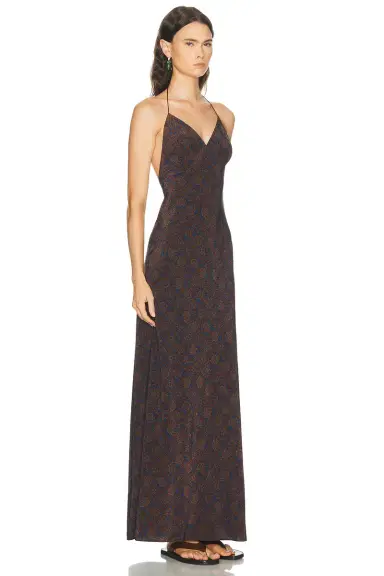 Matteau Low Back Halter Dress | Thumbnail 2
