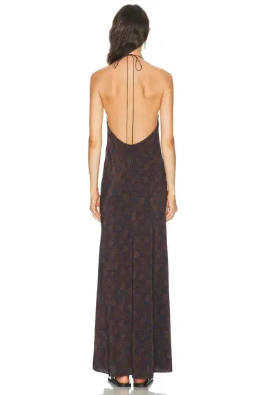 Matteau Low Back Halter Dress | Thumbnail 3