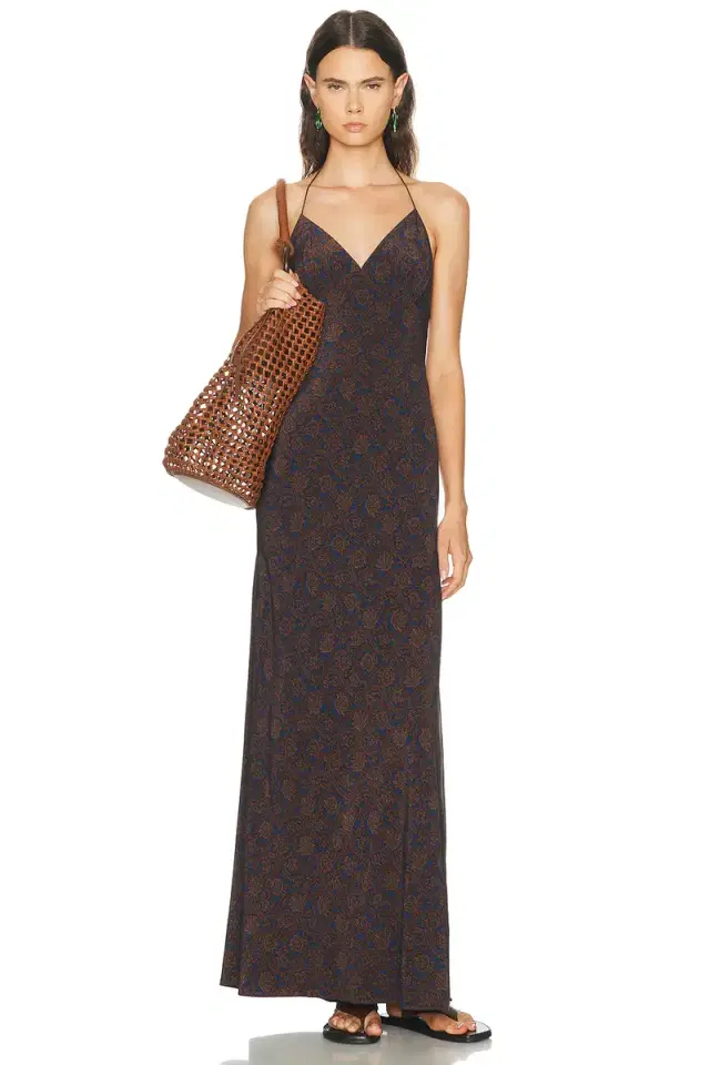 Matteau Low Back Halter Dress