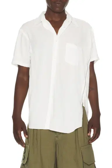 Comme des Garçons SHIRT Poplin Zipper Shirt | Thumbnail 1 Comme des Garçons SHIRT Poplin Zipper Shirt | Thumbnail 1