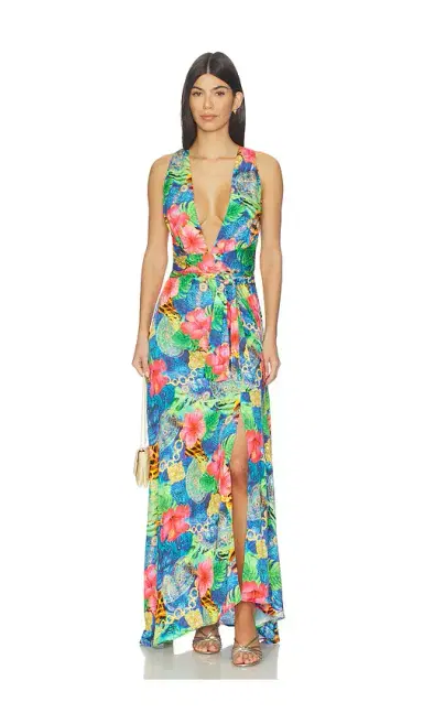 Luli Fama Jungle Reign Convertible Maxi Dress | Thumbnail 2