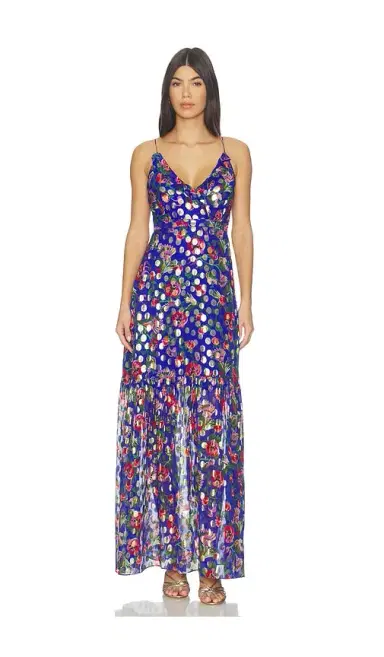Saloni Ani Long Dress | Thumbnail 1 Saloni Ani Long Dress | Thumbnail 1