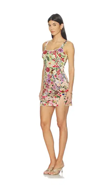 LA FUORI Botanical Symphony Mini Dress | Thumbnail 2