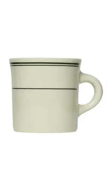 Fish's Eddy Greenband Diner Mug | Thumbnail 1 Fish's Eddy Greenband Diner Mug | Thumbnail 1