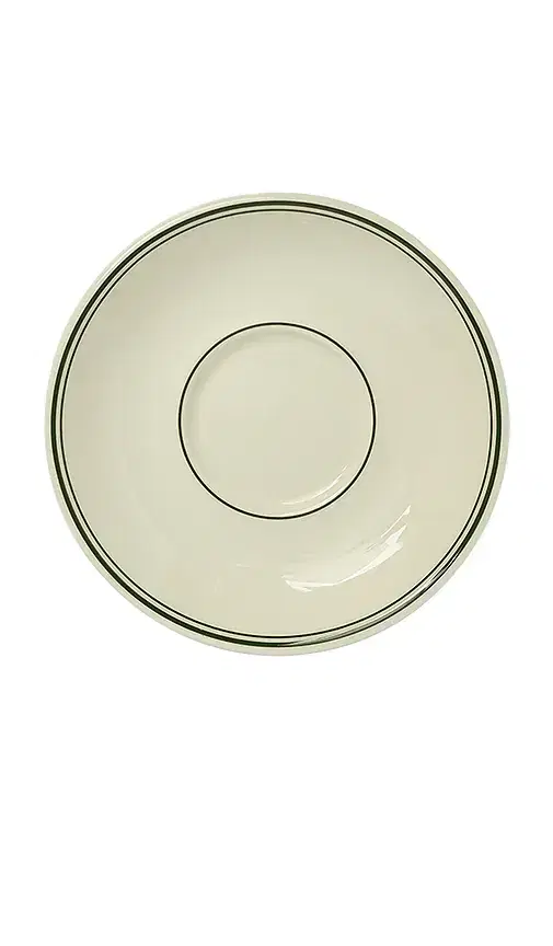 Fish's Eddy Greenband Saucer