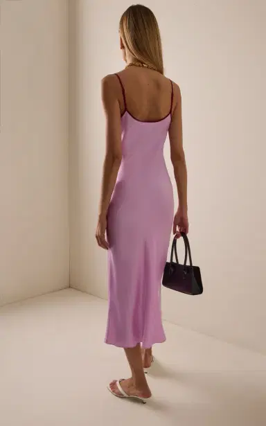 Comme Si Silk Bias Slip Dress | Thumbnail 6