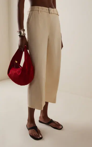 Proenza Schouler Nila Belted Cotton-Drill Pants | Thumbnail 3 Proenza Schouler Nila Belted Cotton-Drill Pants | Thumbnail 3