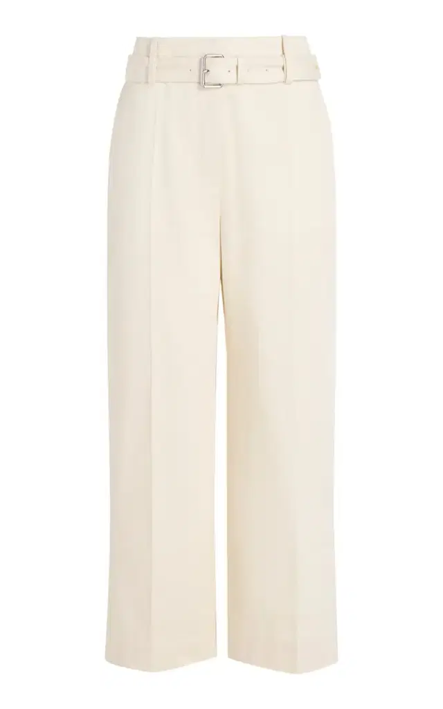 Proenza Schouler Nila Belted Cotton-Drill Pants