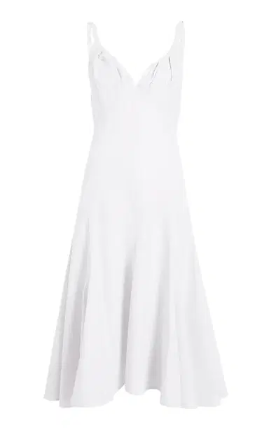 Proenza Schouler Leo Twisted Cotton Midi Dress | Thumbnail 1 Proenza Schouler Leo Twisted Cotton Midi Dress | Thumbnail 1