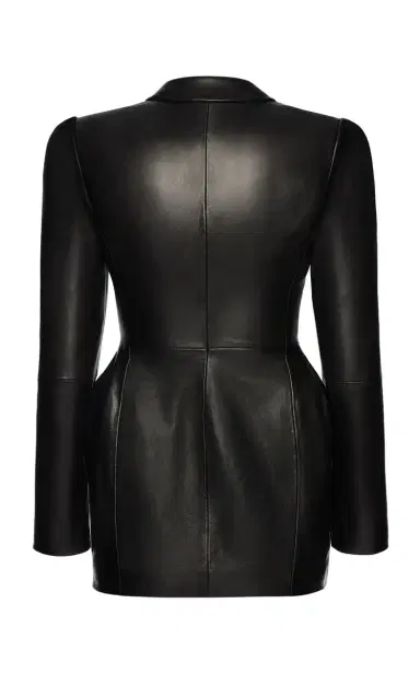 Magda Butrym Tailored Leather Blazer | Thumbnail 2