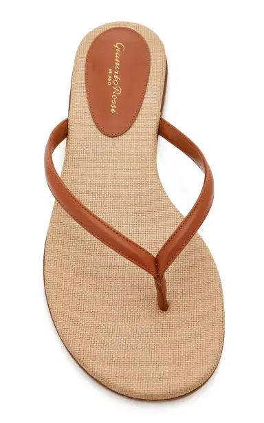 Gianvito Rossi Calypso Leather Thong Sandals | Thumbnail 3