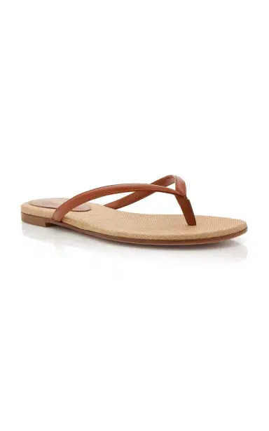Gianvito Rossi Calypso Leather Thong Sandals | Thumbnail 4