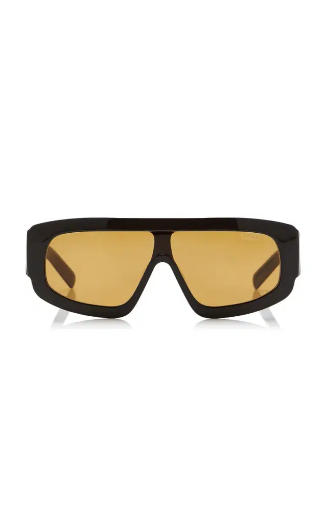 Prada Mask-Frame Acetate Sunglasses