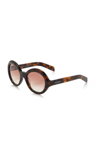 Prada Round-Frame Acetate Sunglasses | Thumbnail 3 Prada Round-Frame Acetate Sunglasses | Thumbnail 3