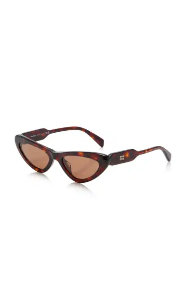 Miu Miu Cat-Eye Acetate Sunglasses | Thumbnail 3 Miu Miu Cat-Eye Acetate Sunglasses | Thumbnail 3