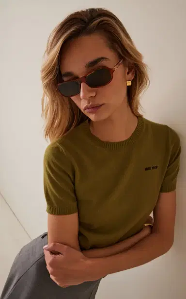 Miu Miu Square-Frame Acetate Sunglasses | Thumbnail 2 Miu Miu Square-Frame Acetate Sunglasses | Thumbnail 2