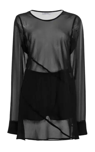 SLOAN Exclusive Georgette Mini Dress with Shorts | Thumbnail 12 SLOAN Exclusive Georgette Mini Dress with Shorts | Thumbnail 12
