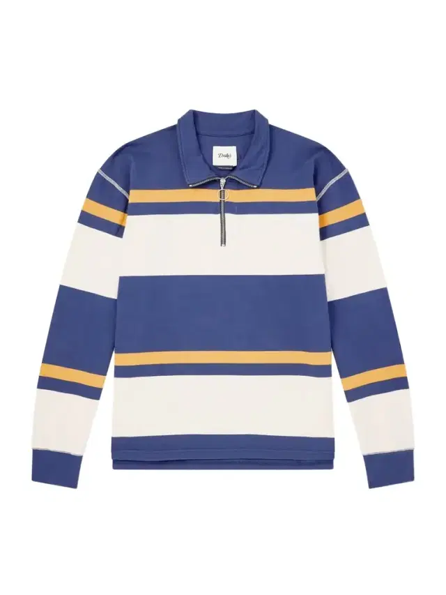 Striped Cotton-Jersey Half-Zip Polo Shirt - Men