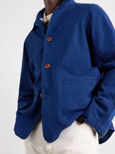 Drake's Cotton and Linen-Blend Chore Jacket - Men | Thumbnail 5