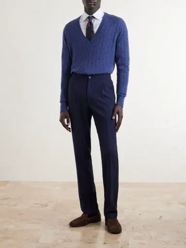 dunhill Ribbed Cashmere Sweater - Men | Thumbnail 2