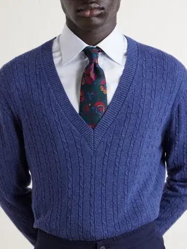 dunhill Ribbed Cashmere Sweater - Men | Thumbnail 5