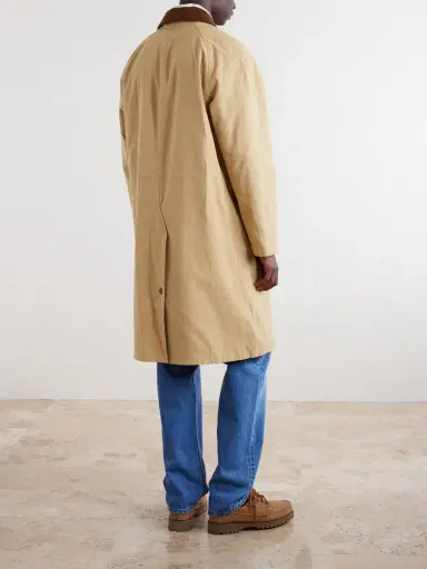 Drake's Reversible Corduroy-Trimmed Cotton and Linen-Blend Jacket - Men | Thumbnail 4