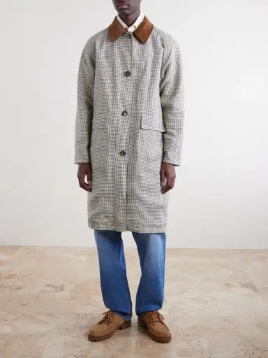Drake's Reversible Corduroy-Trimmed Cotton and Linen-Blend Jacket - Men | Thumbnail 6