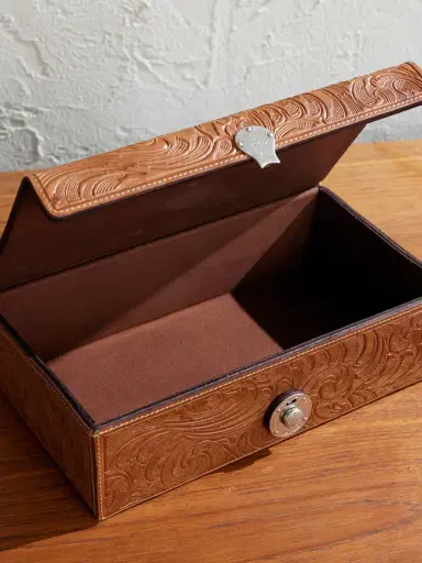 Ralph Lauren Home Aidan Leather Box - Men | Thumbnail 3 Ralph Lauren Home Aidan Leather Box - Men | Thumbnail 3