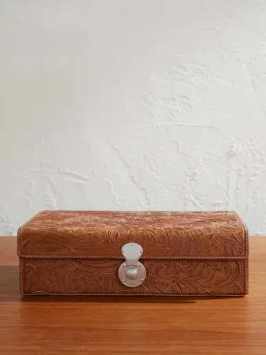 Ralph Lauren Home Aidan Leather Box - Men | Thumbnail 1 Ralph Lauren Home Aidan Leather Box - Men | Thumbnail 1