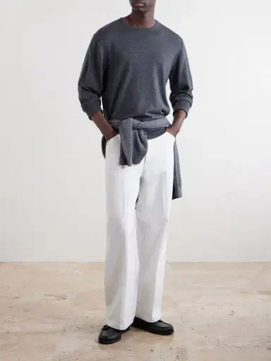 OFFICINE GÉNÉRALE Nina Merino Wool Sweater - Men | Thumbnail 2 OFFICINE GÉNÉRALE Nina Merino Wool Sweater - Men | Thumbnail 2
