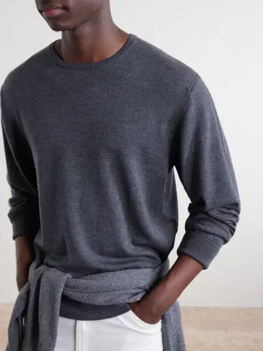 OFFICINE GÉNÉRALE Nina Merino Wool Sweater - Men | Thumbnail 5 OFFICINE GÉNÉRALE Nina Merino Wool Sweater - Men | Thumbnail 5