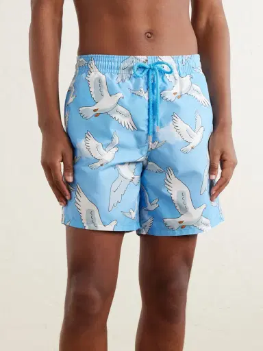Vilebrequin 3.Paradis Moorea Straight-Leg Mid-Length Printed Swim Shorts - Men | Thumbnail 2