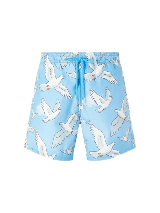 3.Paradis Moorea Straight-Leg Mid-Length Printed Swim Shorts - Men