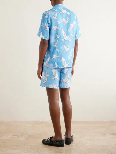 Vilebrequin 3.Paradis Chelly Printed Camp-Collar Linen Shirt - Men | Thumbnail 4