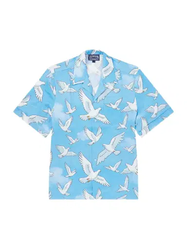 Vilebrequin 3.Paradis Chelly Printed Camp-Collar Linen Shirt - Men | Thumbnail 1