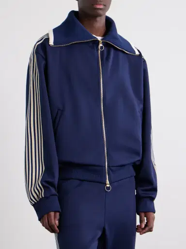 KAPITAL Striped Jersey Track Jacket - Men | Thumbnail 3