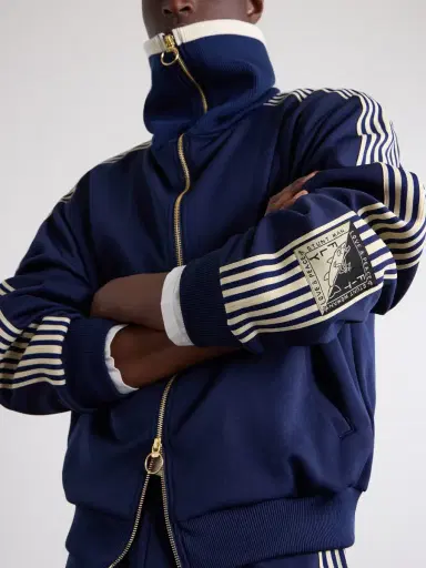 KAPITAL Striped Jersey Track Jacket - Men | Thumbnail 5