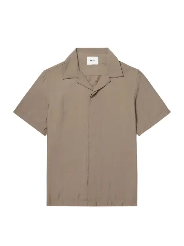 Hank 5971 Camp-Collar Modal-Blend Seersucker Shirt - Men