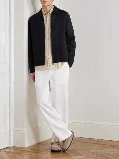 NN07 Deon 5728 Striped Linen Shirt - Men | Thumbnail 2
