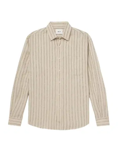 NN07 Deon 5728 Striped Linen Shirt - Men | Thumbnail 1