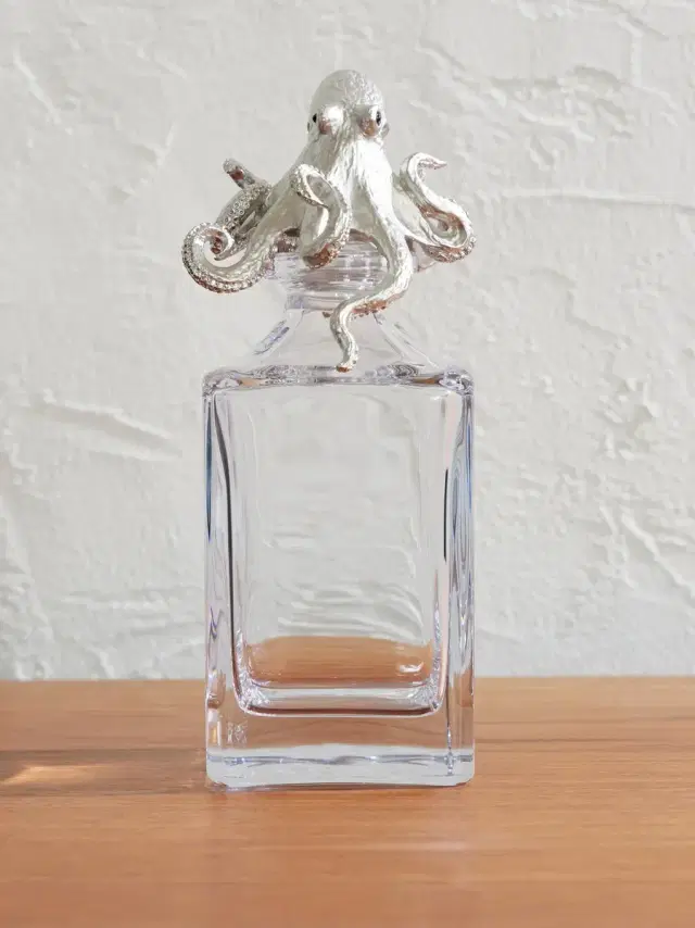 DEAKIN & FRANCIS Octopus Silver-Tone and Crystal Decanter - Men