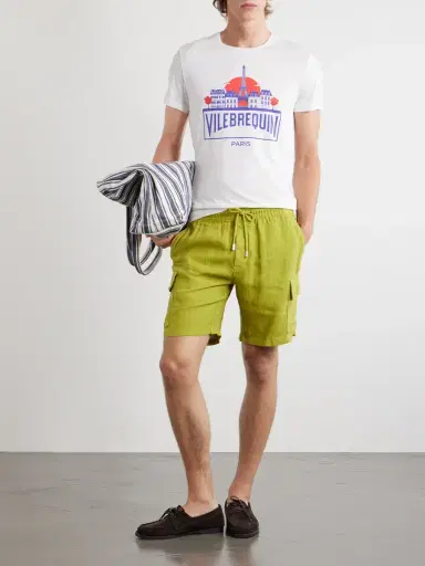 Vilebrequin Thom City Logo-Print Cotton-Jersey T-Shirt - Men | Thumbnail 2