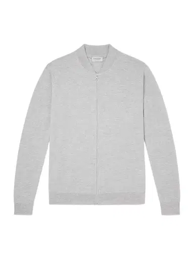 John Smedley 16.Singular Merino Wool Zip-Up Cardigan - Men | Thumbnail 1 John Smedley 16.Singular Merino Wool Zip-Up Cardigan - Men | Thumbnail 1