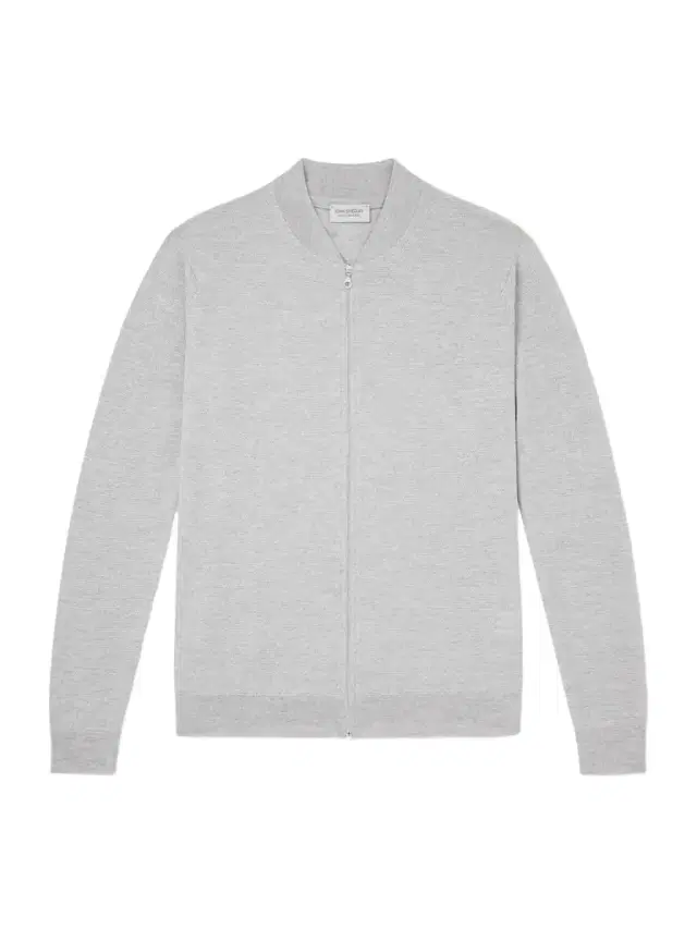 16.Singular Merino Wool Zip-Up Cardigan - Men